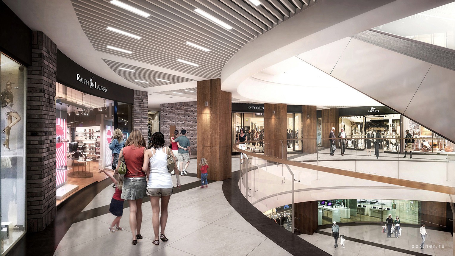 Interior of Shopping centre "Lavanda Mall"