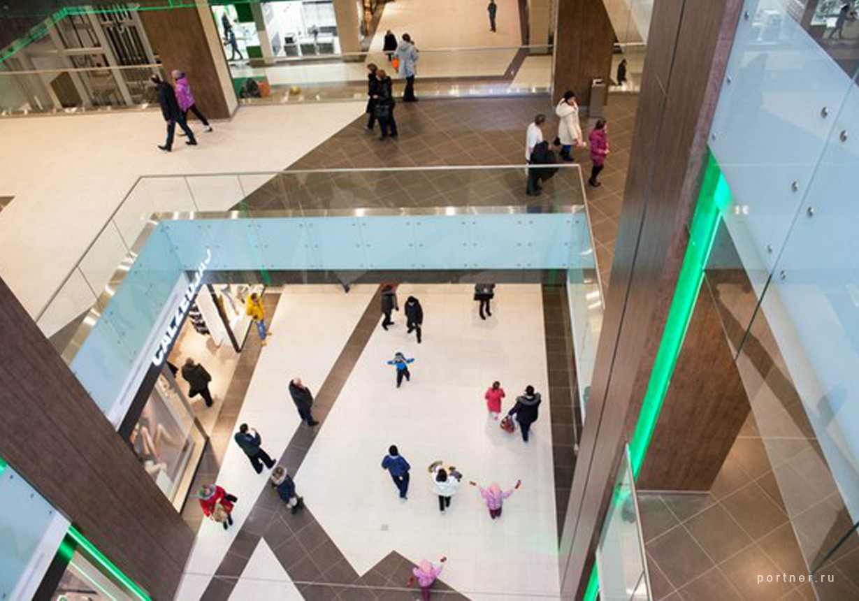 Interior of Shopping centre "Solnechiny"